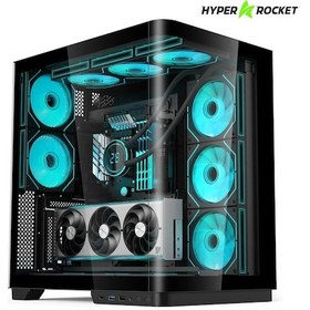 Resim Hyper Rocket V335r Blk Micro-atx Gaming Siyah Oyuncu Kasası + 850w Psu 