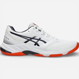 Resim Asics NETBURNER BALLISTIC FF 3 Erkek White/Guava Voleybol Ayakkabısı 1051A073-105 
