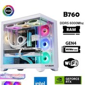 Resim Xaser Velox X360 i7 12700KF 64 GB 2 TB SSD 16 GB RTX5070Tİ Free Dos Masaüstü Oyuncu Bilgisayarı 