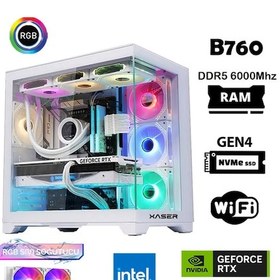 Resim Xaser Velox X360 i7 12700KF 64 GB 2 TB SSD 16 GB RTX5070Tİ Free Dos Masaüstü Oyuncu Bilgisayarı 