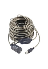 Resim Aktif Usb Dişi Erkek Uzatıcı Uzatma Ek Kablosu 20 Metre 