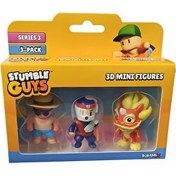 Resim Stumble Guys 3'lü Mini Figür Seti 3 S3 40023 
