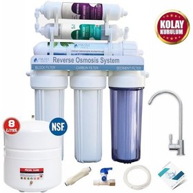 Resim Piksel Aqua 10 Aşamalı Alkali Pompasız Açık Kasa Su Arıtma Cihazı 