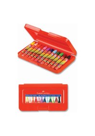 Resim Pastel Boya 12li Altıgen Plastik Kutu Çok Renkli 