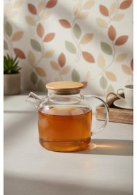 Resim Bambum Taric - Cam Demlik 1500ml Şeffaf 