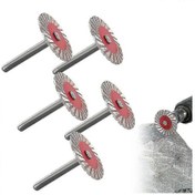 Resim 40 Mm Elmas Bıçak Disk Tekerlek, Fayans, Granit, Mermer, Seramik Gravür Kesme Aleti İçin 6 Mm Sap, 5 Adet Aşınmaya Dayanıklı 