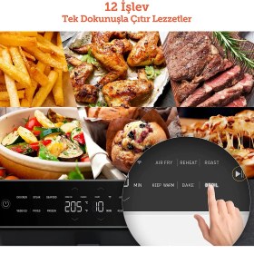 Resim Cosori Sıcak Hava Fritözü Ikili Isıtma Sistemi, 6.4 L 