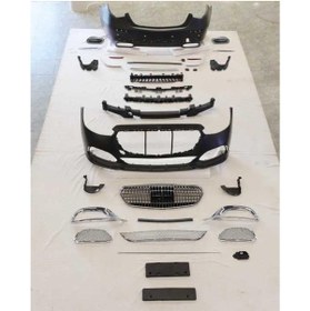 Resim OLED GARAJ Mercedes W223 İçin Uyumlu S Serisi Maybach Bodykit 2021+ 