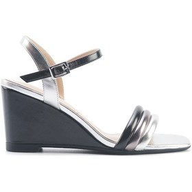 Resim Nine West Jorge 5fx Gri Kadın Dolgu Topuk Sandalet 000000000101928854 Gri 