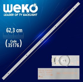 Resim 3BL-T6324102-41 B 605020034 JS-GY33EM9D-0042 63.2 CM 10 LEDLİ - (WK-119) 4PİN ORTA İKİSİ ++ 