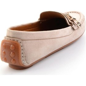 Resim Bambi Bej Kadın Loafer Ayakkabı K01309000772 Bej 