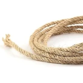 Resim Nexa Jüt Halat Dekor Ipi 5 mm 10 Metre Ip Halat Ip Hasır Ip Jüt Kendir Ip 