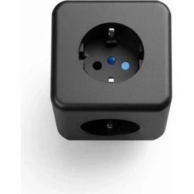 Resim Twin Store Akım ve Voltaj Korumalı Küp Priz 3 USB Destekli 