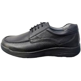 Resim King Shoes Siyah Konfor Ayakkabı Siyah 