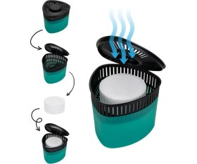 Resim Saban Yeşil, Yeşil Elma Üçgen - Nem Alıcı Aparat + Rutubet Giderici Tablet (500 Gram) 