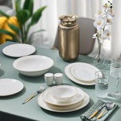 Resim Aryıldız Crystal Provence 56 Parça 12 Kişilik Yemek Takımı 