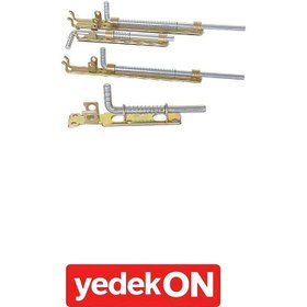 Resim Ferforje Yaylı Sürgüler 