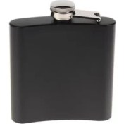 Resim Melfxxl Siyah 6 oz Çelik Cep İçki Kanyak Matarası 