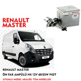Resim RENAULT MASTER ÖN FAR AMPÜLÜ H4 12V 60/55W P43T 