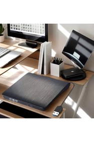 Resim TeknoFaji Harici Dvd Rw External USB 3.0 Slim Harici Tak Çalıştır CD DVD Sürücü Okuyucu Optik Yazıcı 