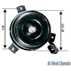 Resim Fan Motoru 12V Hyundai Accent 1,3-1,5 Tek Motor 504625561 