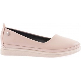 Resim Dgn 2084-23y Kadin Dekolteli Loafer Ayakkabi 2084-1986-R0152 Bej 