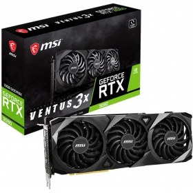 Resim MSI GEFORCE RTX 3080 VENTUS 3X PLUS 10G OC LHR RTX3080 10GB GDDR6X 320B Gaming Ekran Kartı 