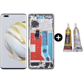 Resim Huawei Nova 10 Pro Gla-lx1 Uyumlu Çıtalı Oled Lcd Ekran Dokunmatik + B7000 