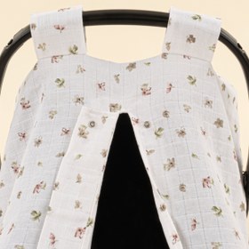 Resim Puset Örtüsü - Tek Taraflı - Çiçekler 