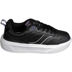 Resim Kinetix Kadın Siyah Pembe Cilt Kalın Taban Sneaker Spor Ayakkabı 001 