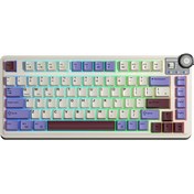 Resim Aula Au75 3 Modlu Rgb Mekanik Tkl Seiya Switch Bej Kablosuz Gaming Klavye 