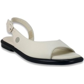 Resim Mammamia 1720 24ys Kadın Günlük Sandalet - Kemik-kemik Kemik 