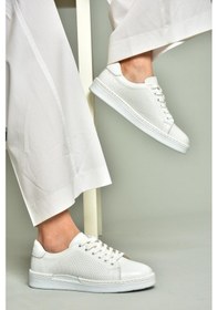 Resim Fox Shoes U555025203 Beyaz Hakiki Deri Kadın Spor Ayakkabı Sneakers Beyaz-hakiki Deri Çok Renkli 