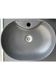 Resim Alto Lavabo Mat Antrasit 50 Cm 