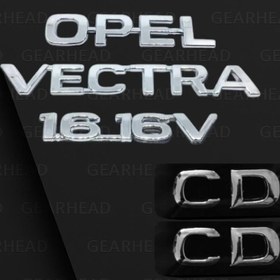 Resim LYLLIA Opel Vectra 1.6 16V + CD Yazısı Takım (5'li Set) 