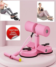 Resim Vk45 Vakumlu Mekik Ve Karın Egzersiz Aleti Kürek Ayarlanabilir, Kaymaz Tabanlı Ev Tipi Spor Aleti 