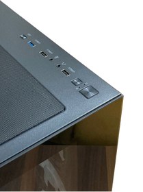 Resim GAMEFORCE Lıquıd Beyaz 7x120 Mm Fanlı Rgb Kumandalı Kontrolcülü ATX Oyuncu Bilgisayar Kasası Liquid Beyaz 