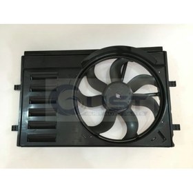 Resim Fan Motoru Davlumbazlı Volkswagen Polo V 1.2 - 1.4 - 1.6 2009> / Skoda Fabıa Iı 1.2 - 1.4 - 1.6 2007 - 2014 / Seat Ibıza Iv 1.2 - 1.4 2009 - 2017 