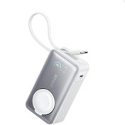 Resim Anker Maggo Powerbank (10K, 35W, Apple Watch İçin) - Beyaz - A1657 