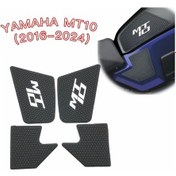Resim Cloudstore Yamaha Mt-10 Nano Yapışkanlı Motor Tank Koruyucu Siyah Dizlik 