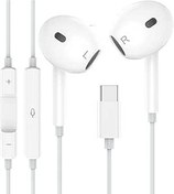 Resim Tapo USB C Kulaklık/Kulak İçi iPhone 15 Kablolu Kulaklık, HiFi Stereo Kulaklık, Mikrofonlu ve Ses Ayarlı/Kablolu Kulaklık, USB C, iPhone 16/15/Galaxy S24/S23/15 Plus/Google Pixel/Huawei için 