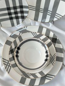 Resim Yemek Takımı 24 Parça 6 Kişilik Elegantra 