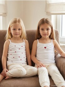 Resim Civil Girls Kalpli 2-10 Yaş Kız Çocuk 2'li Atlet - Standart 10-11 Yaş 