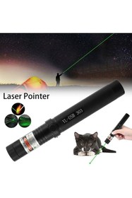 Resim ozbience Şarjlı Metal Kedi Lazer Pointeri, Güçlü Yeşil Renk, USB ile Kolay Şarj 