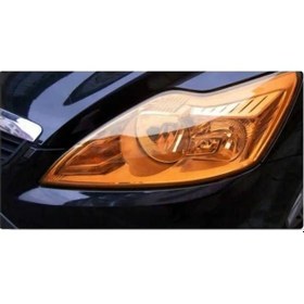 Resim Far Stop Filmi Turuncu Folyosu Kaplama Şeffaf Dayanıklı 3 Metre.. 