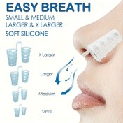 Resim 4 Adet BPA İçermeyen Horlama Önleyici Cihaz, Burun Genişletici, Uyku ve Nefes Alma Geliştirme Aracı, Formaldehitsiz Burun Geçidi, Burun Tıkanıklığı, Alerjiler, Eğri Septum Rahatlatıcı, Şükran Günü/Cadılar Bayramı Hediyesi 