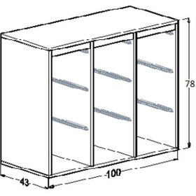 Resim OYUNCAK DOLABI Çocuk Odası (MDF) Oyuncak Düzenleme Dolabı Yağmur 