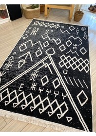Resim Kilim Çift Taraflı Pamuk Dokuma İskandinav Kilim 