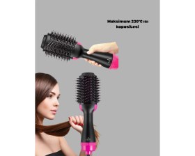 Resim İsmiyle Al Mey Ithalat® Yeni Nesil Fön Tarağı – 220°C Isı, Negatif Iyon, 360° Dönebilen Kablo 