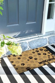Resim Patiler Kapı Önü Paspası Dekoratif Kapı Paspası Dış Mekân Paspas Ev İçi Paspası 45x70cm 
